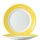 Brush Yellow Teller flach 23,5cm  (VPE 6 St.)