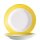 Brush Yellow Teller tief 22,5cm  (VPE 6 St.)
