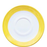 Brush Yellow Untertasse 14cm  (VPE 6 St.)