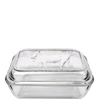 Butterdose Kuh 17x10,5cm mit Deckel  (VPE 1 St.)