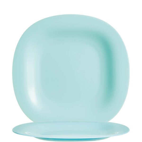 Carine Light Turquoise Teller flach 27cm  (VPE 24 St.)