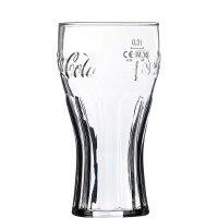 Coca-Cola Konturglas 37cl; 0,3l Eichstrich  (VPE 6 St.)