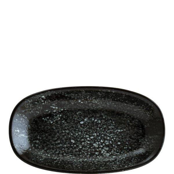 Cosmos Black Gourmet Platte oval 24x14cm  (VPE 12 St.)